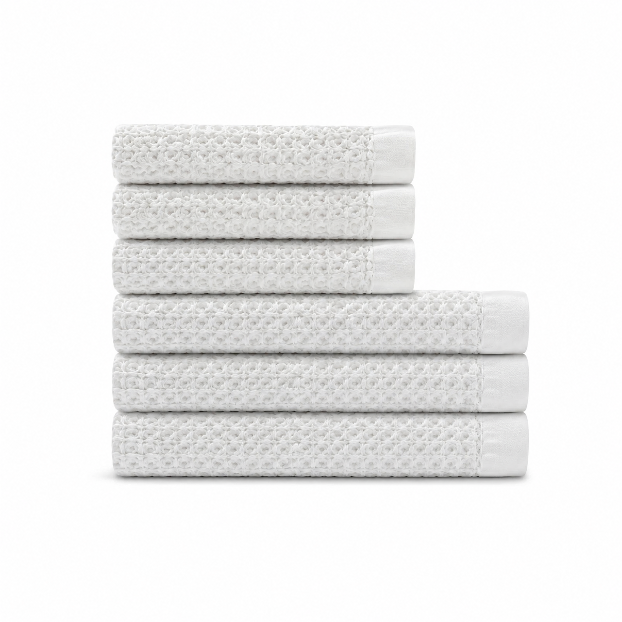 Supima® Waffle 6pc Bath Towel Bundle