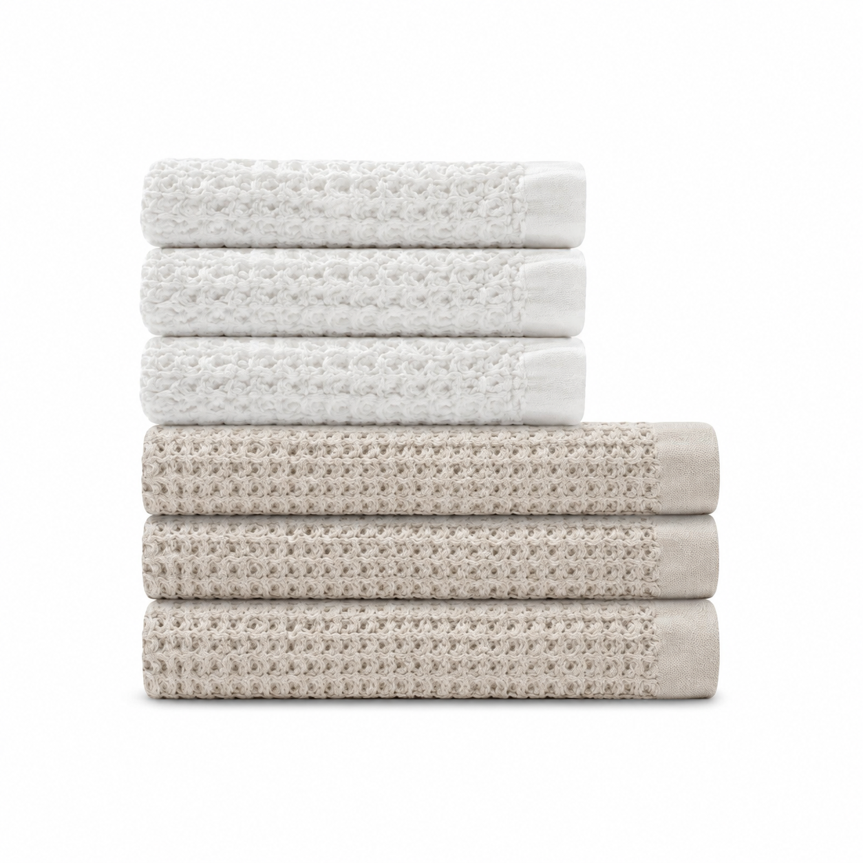 Supima® Waffle 6pc Bath Towel Bundle
