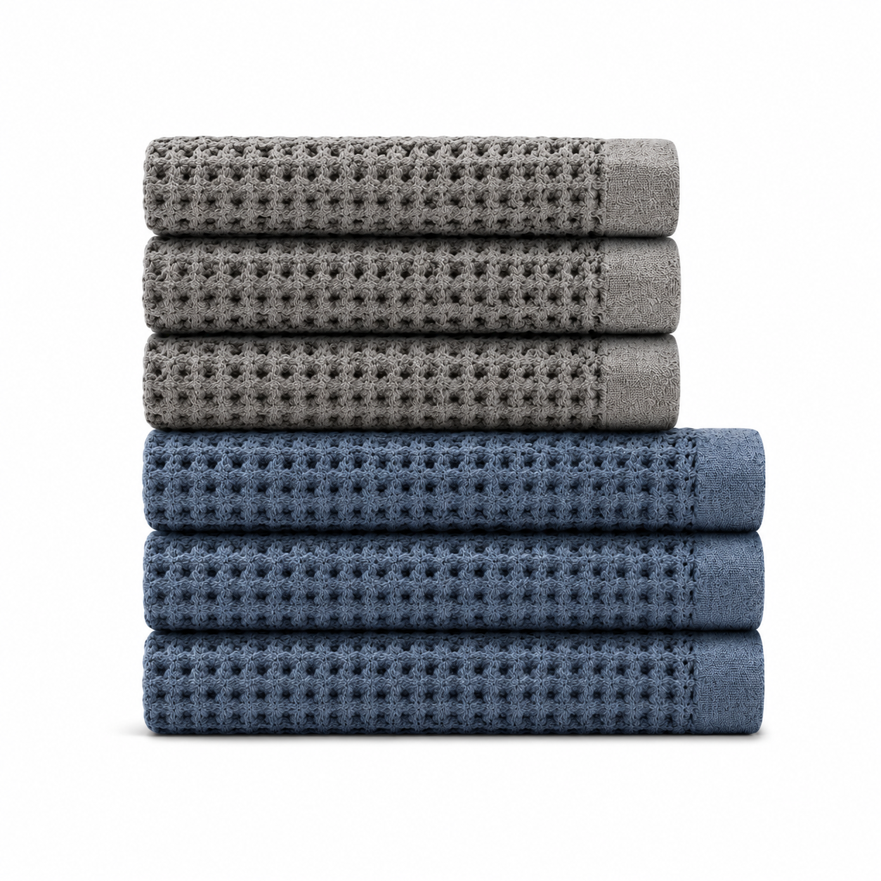 Supima® Waffle 6pc Bath Towel Bundle