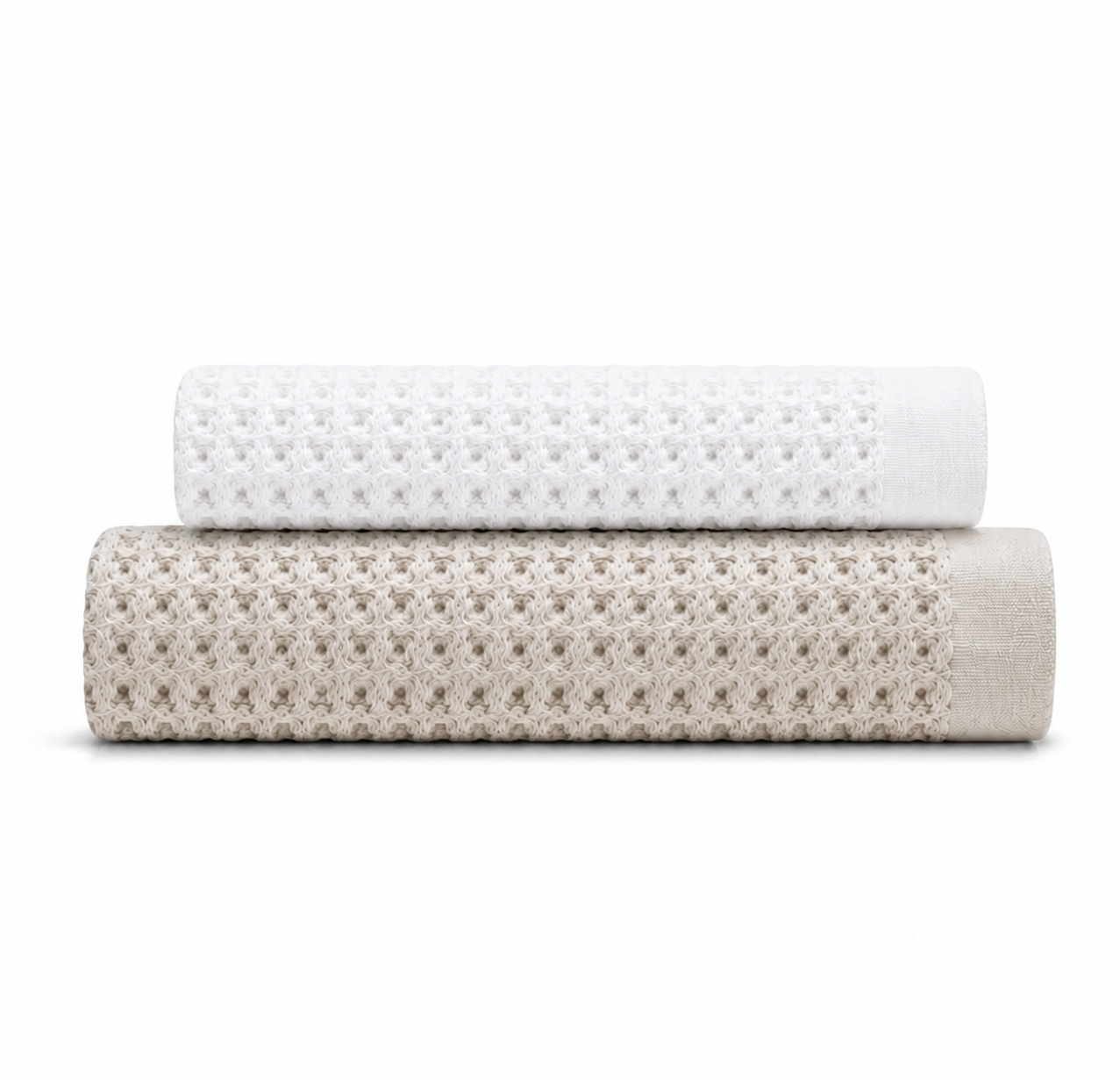 Supima® Waffle 2pc Bath Sheet Bundle