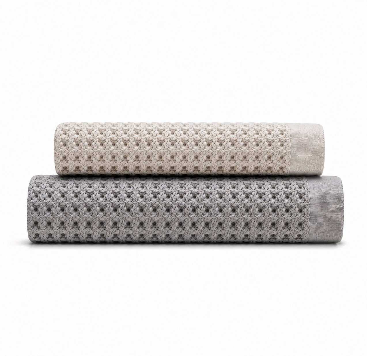 Supima® Waffle 2pc Bath Sheet Bundle