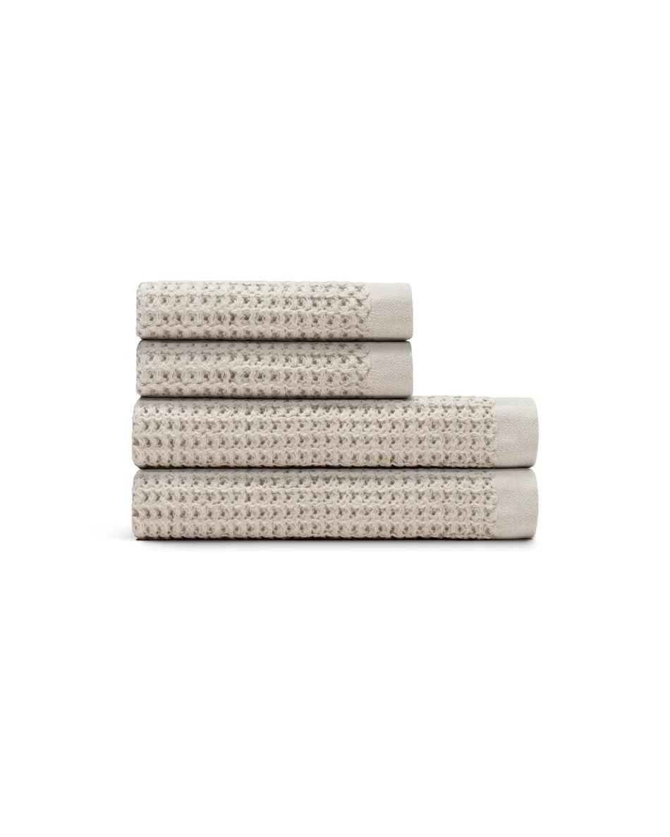 Supima® Waffle 4pc Bath Sheet Bundle Pre-Order