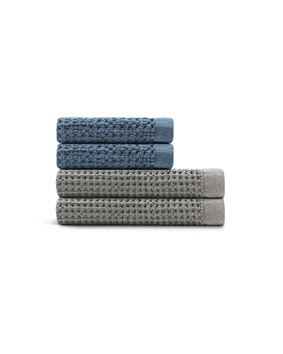 Supima® Waffle 4pc Bath Sheet Bundle Pre-Order