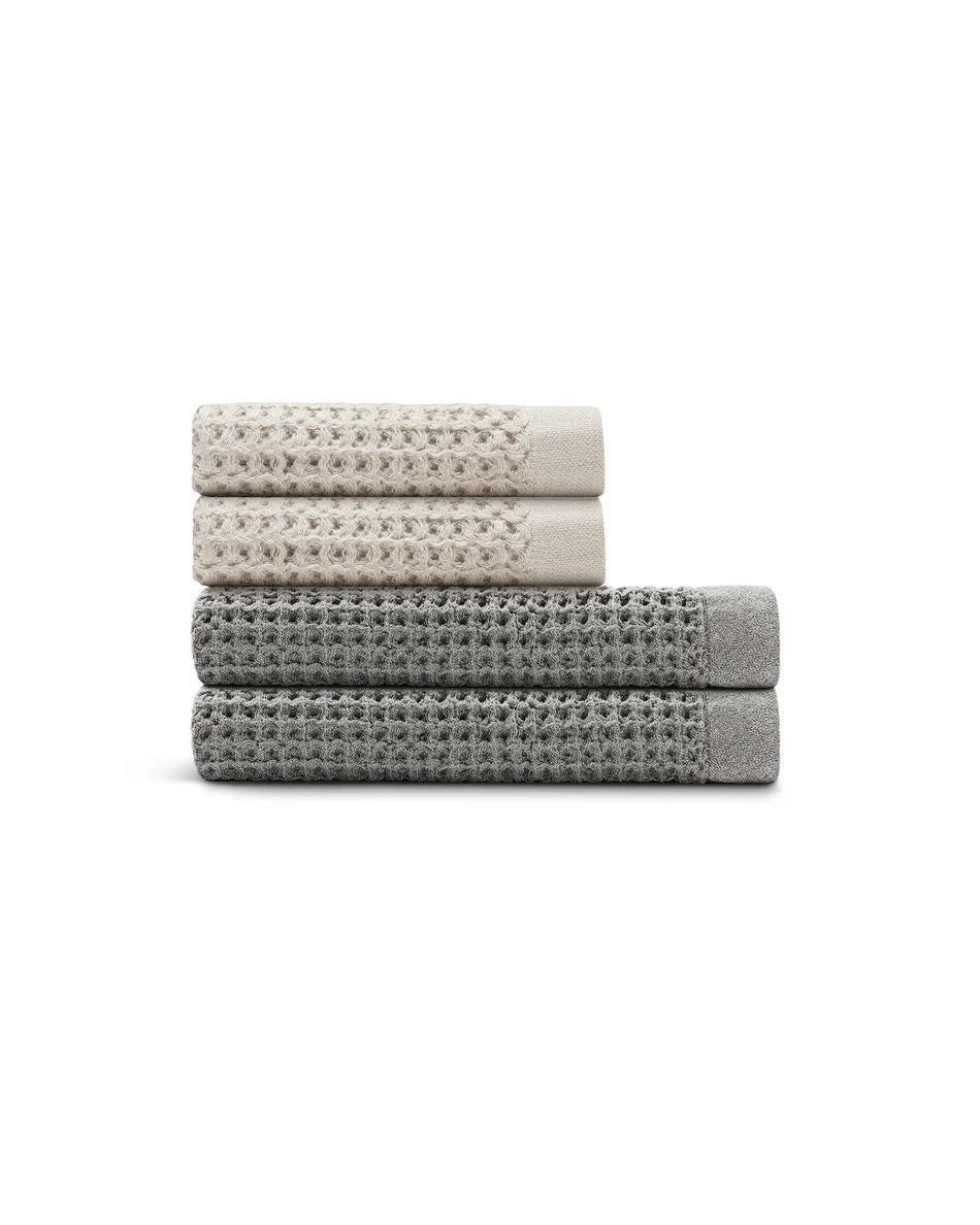 Supima® Waffle 4pc Bath Sheet Bundle Pre-Order