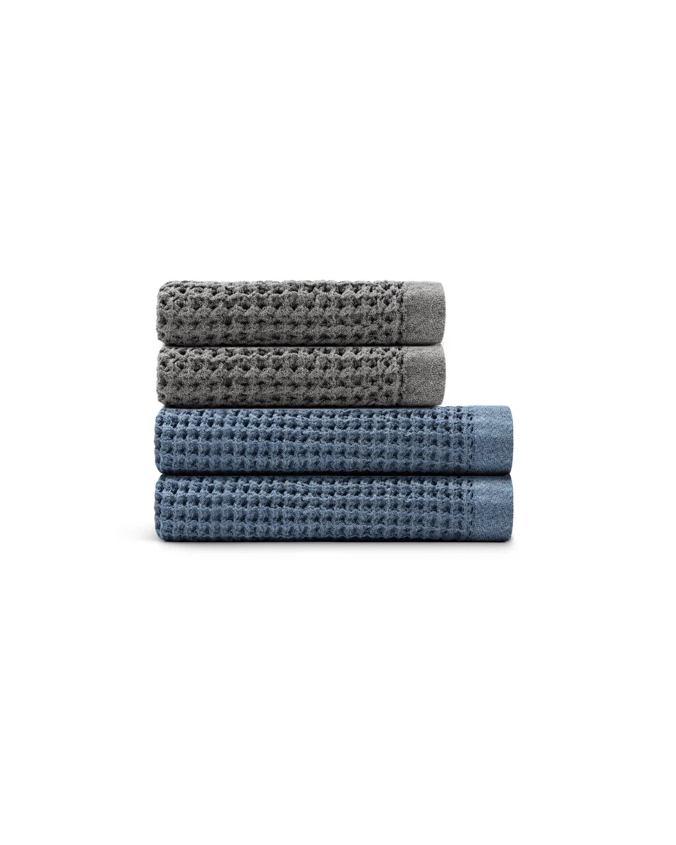 Supima® Waffle 4pc Bath Towels Bundle Pre-Order