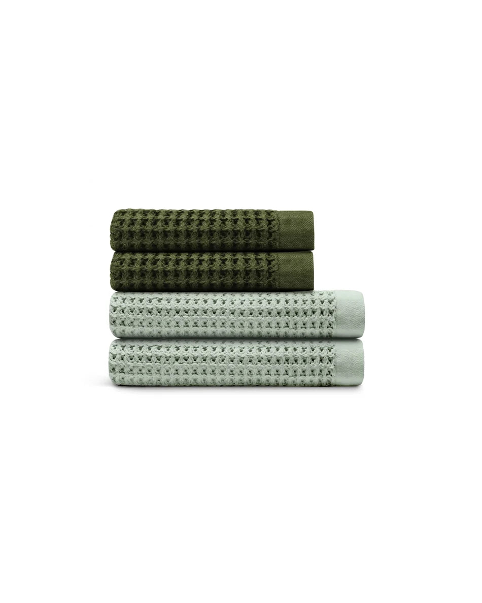Supima® Waffle 4pc Bath Towels Bundle Pre-Order