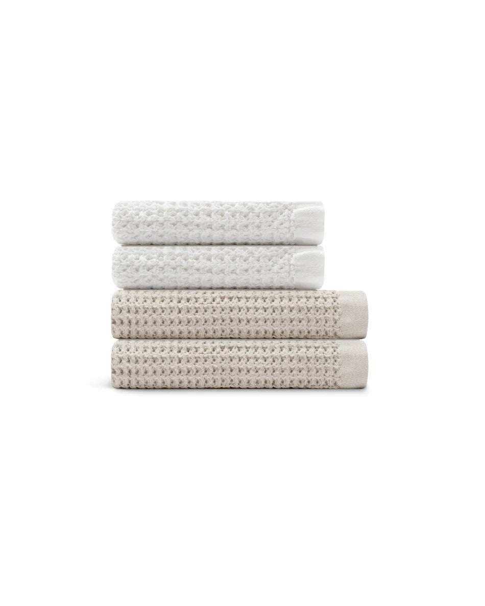 Supima® Waffle 4pc Bath Towels Bundle Pre-Order