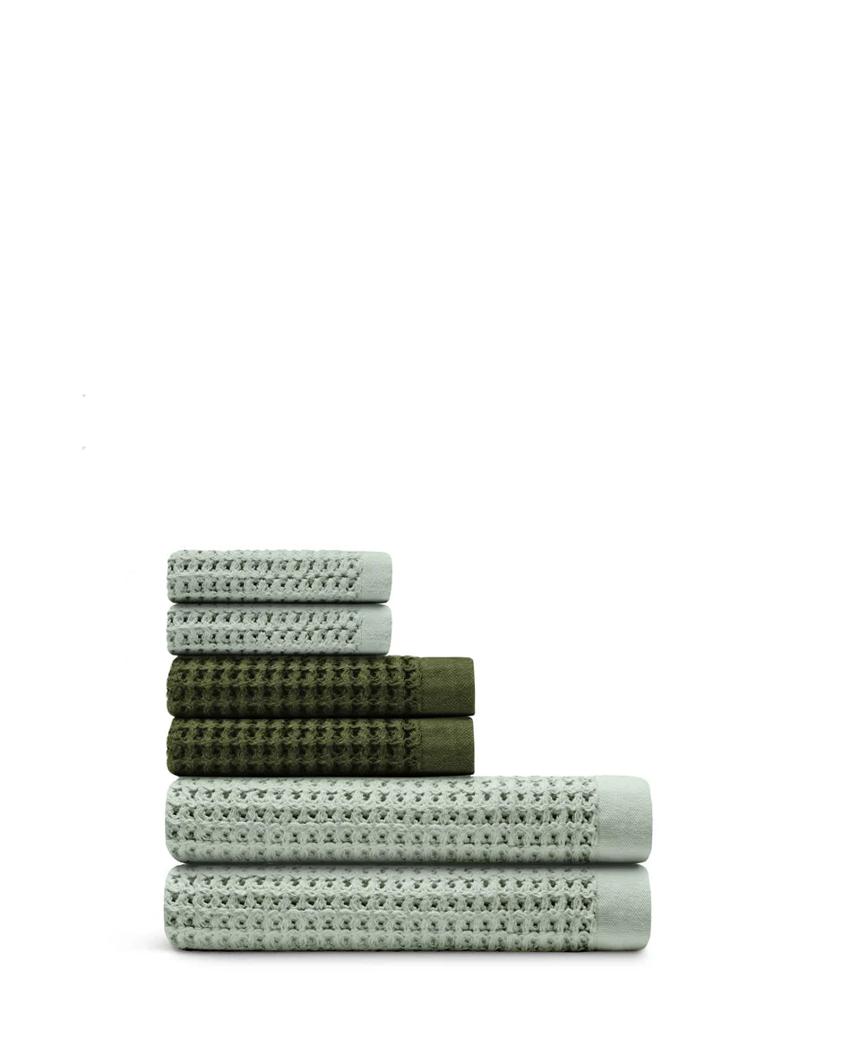 Supima® Waffle 6pc Bath Towel Bundle