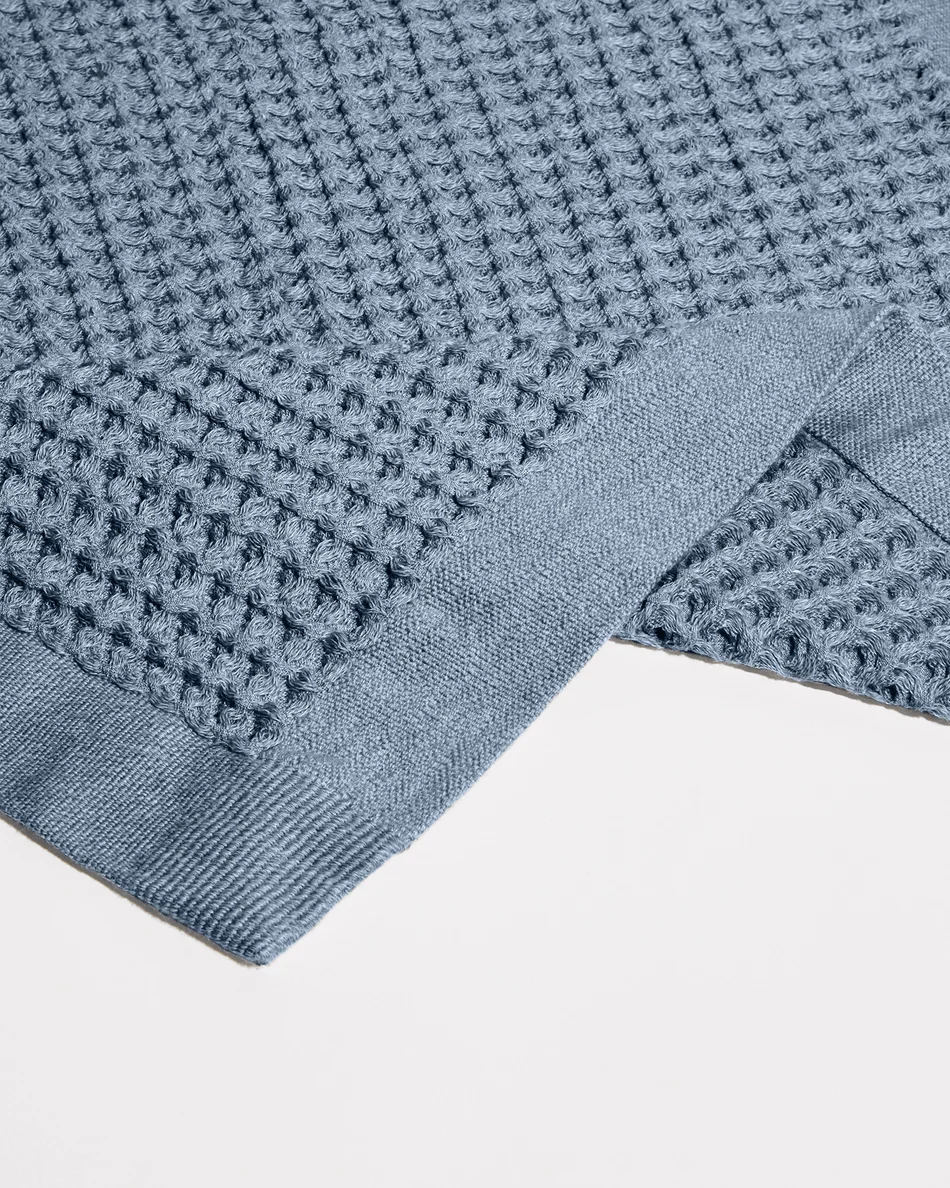 Supima® Waffle Bath Mat