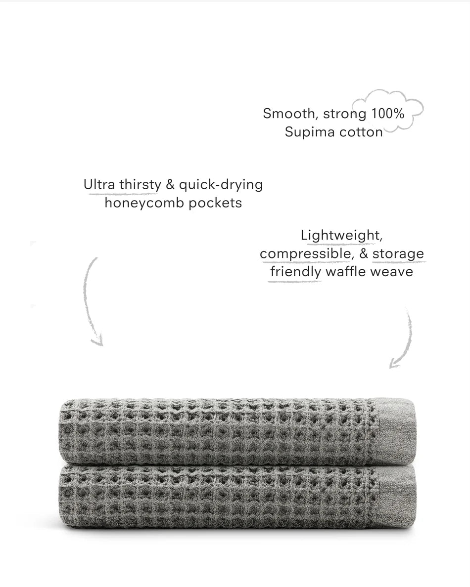Supima® Waffle Bath Sheet