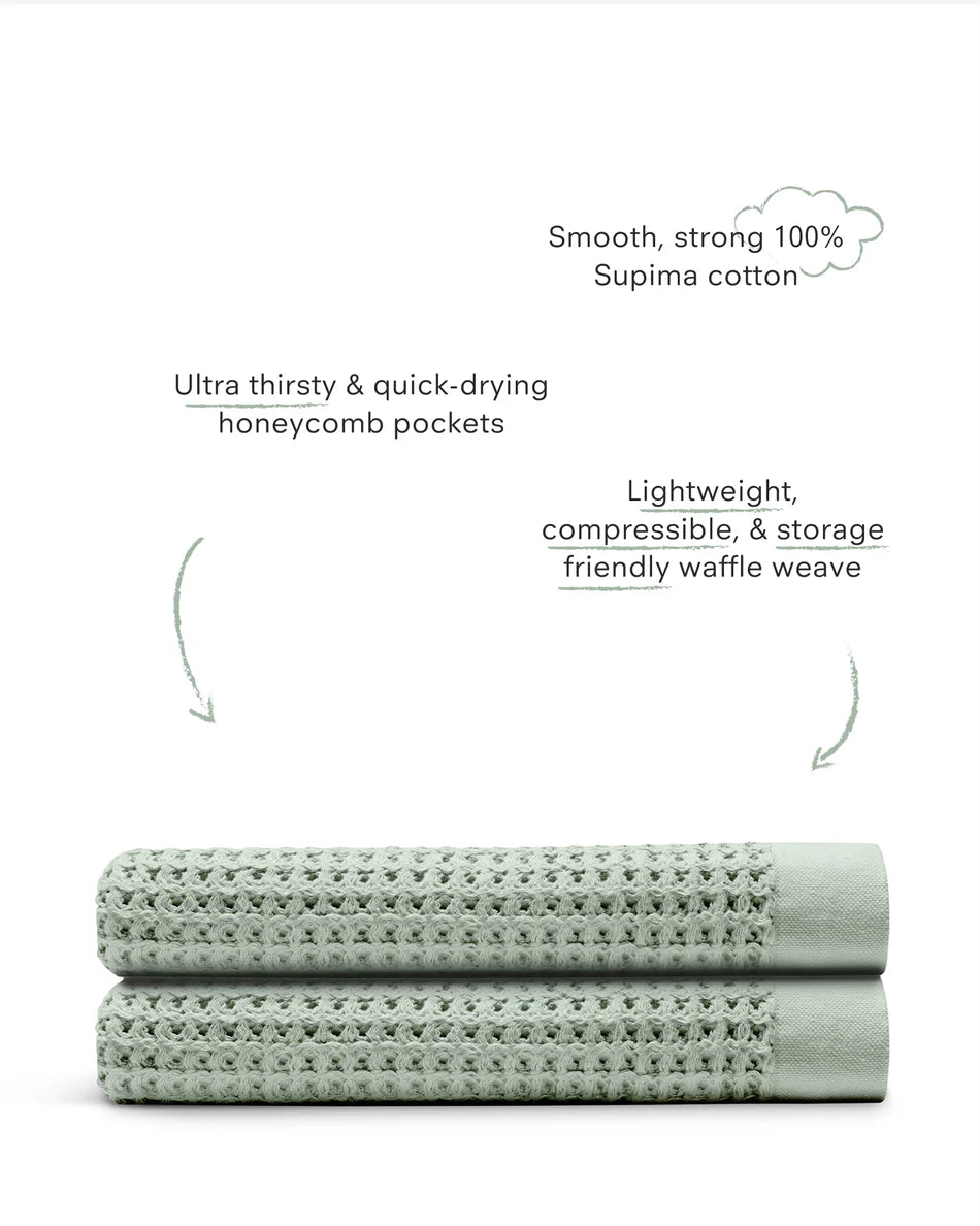 Supima® Waffle Bath Sheet Pre-Order