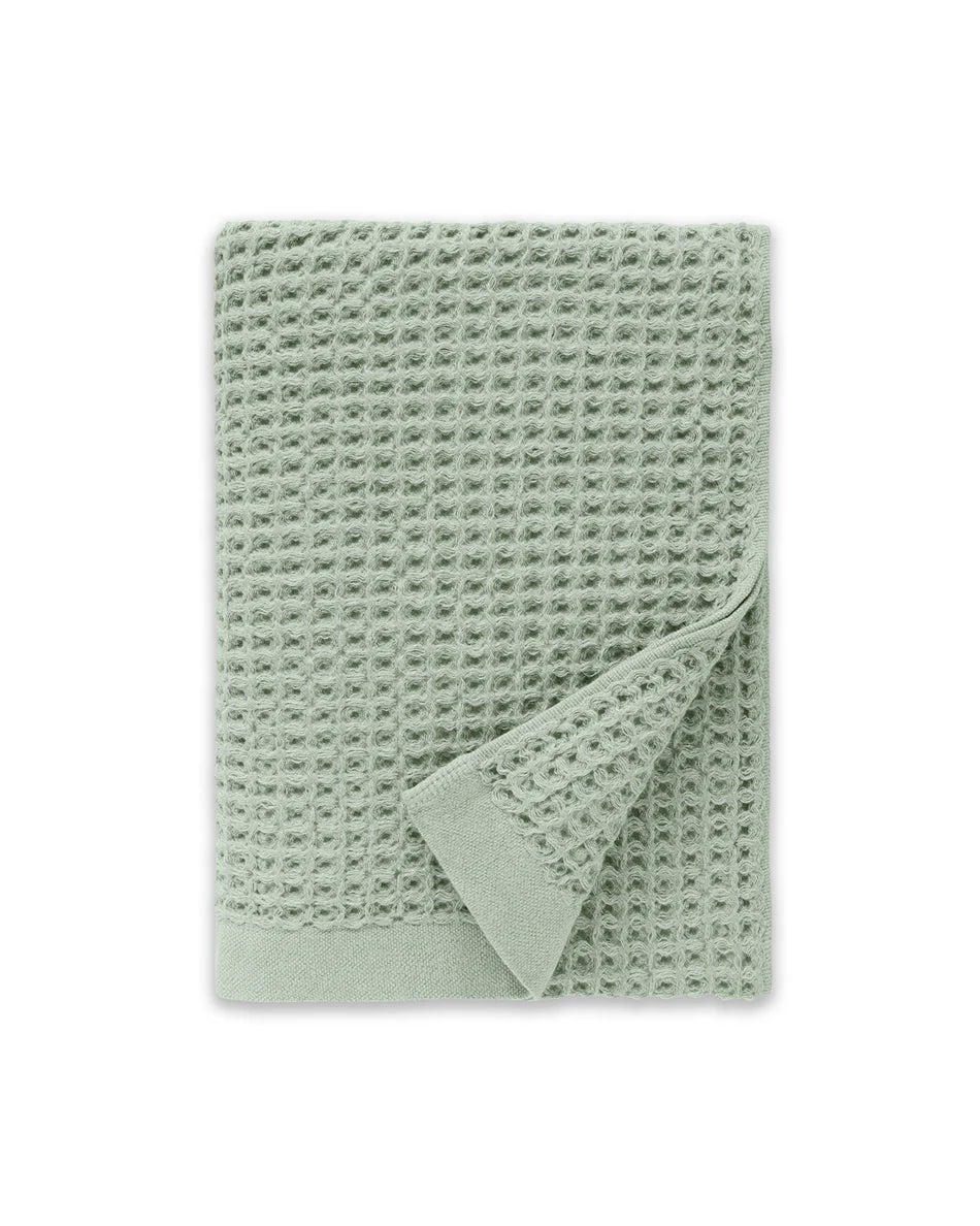 Onsen® Supima® waffle bath towel in Sage