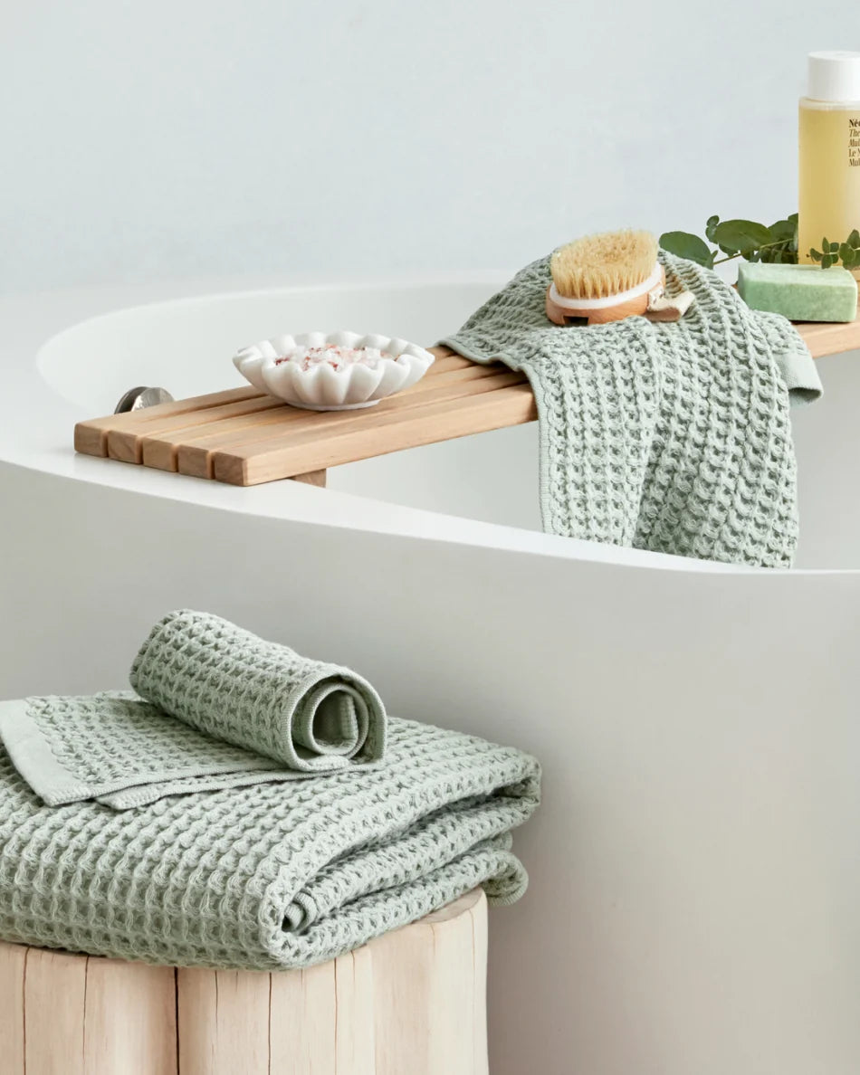 Supima® Waffle 4pc Bath Sheet Bundle Pre-Order