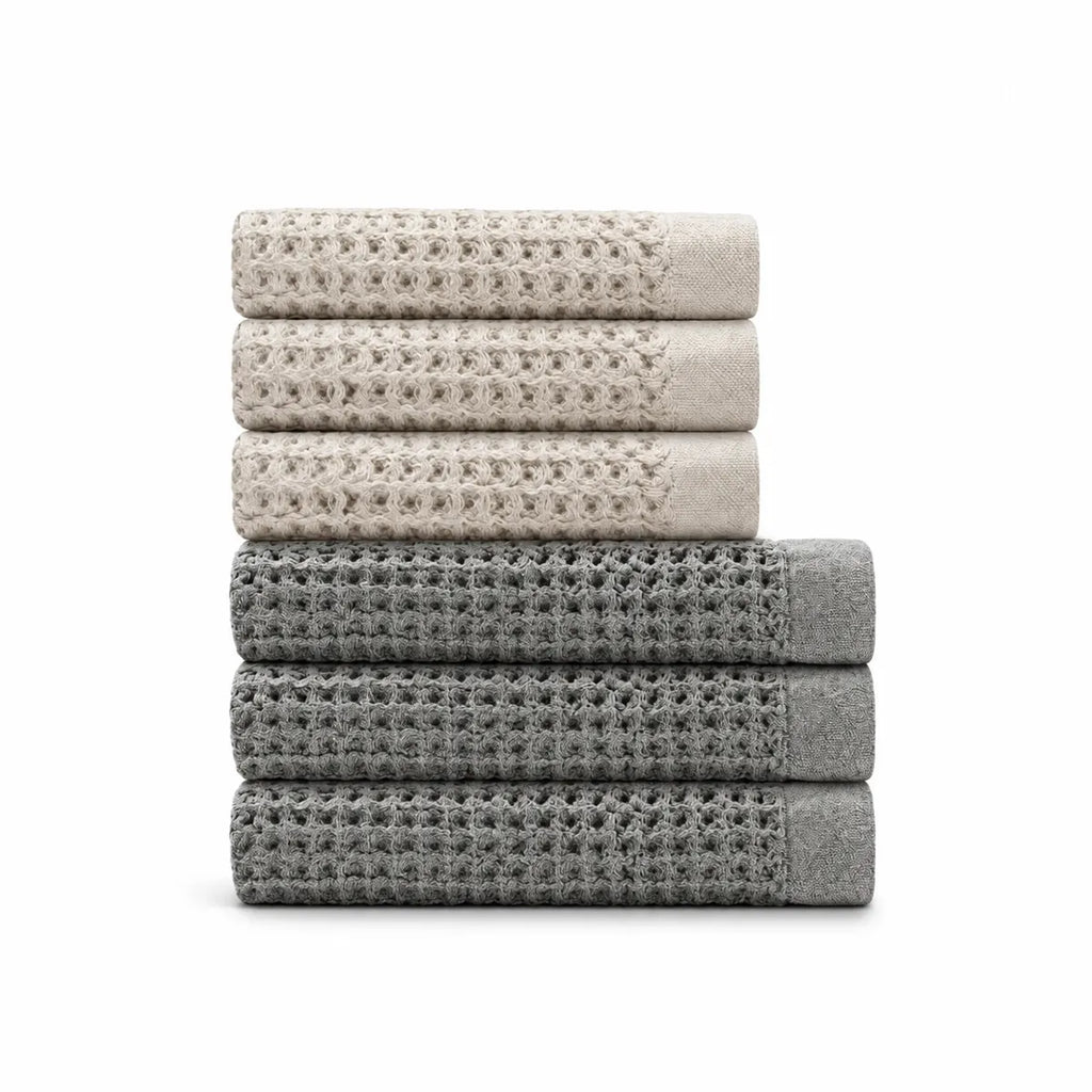 Supima® Waffle 6pc Bath Towel Bundle