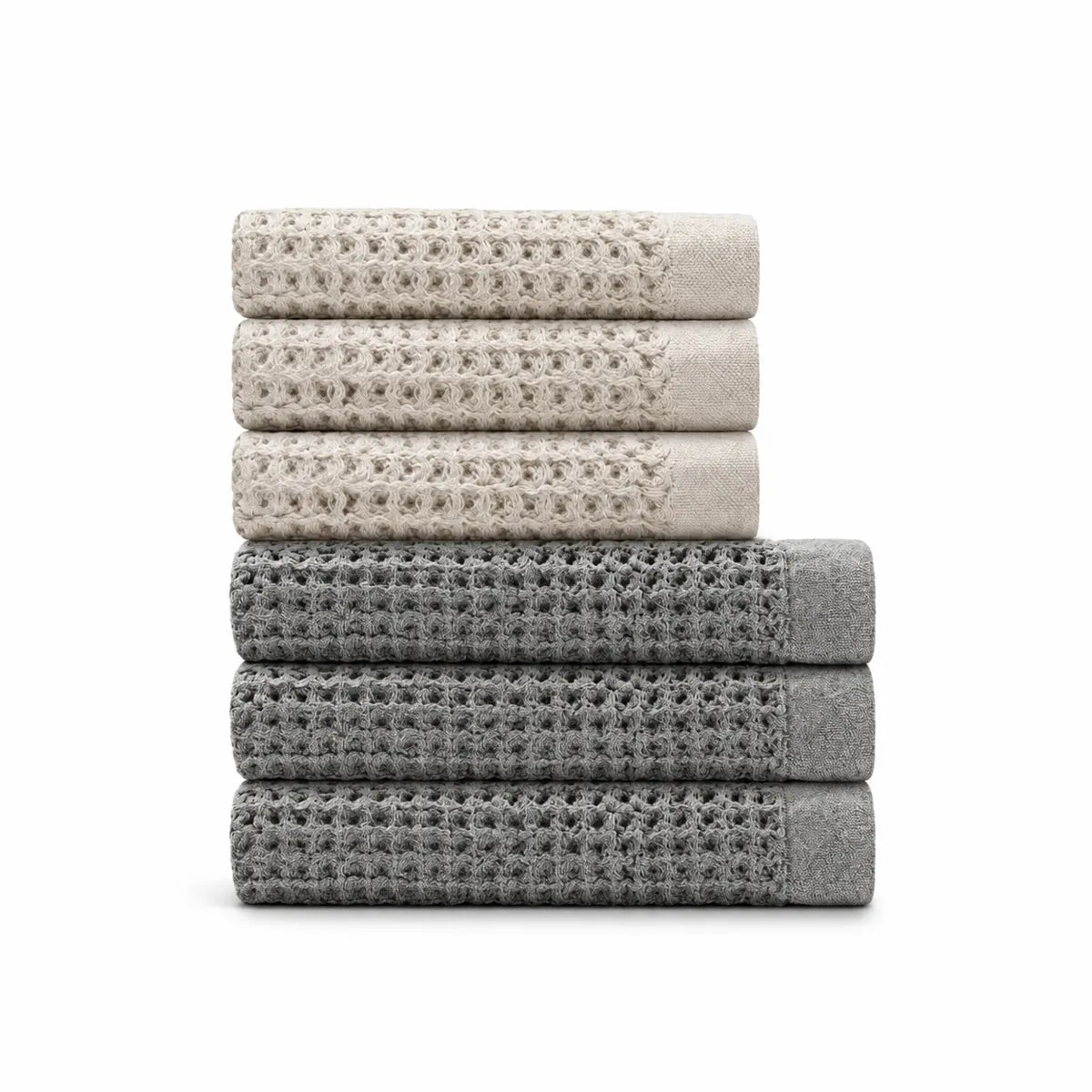 Supima® Waffle 6pc Bath Towel Bundle